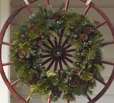 Dechberoucí proměny obyčejných dřevěných kol v krásné vánoční dekorace!
