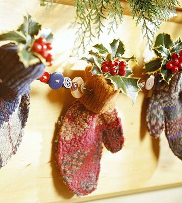 Pletená “chňapka”, jako základ originální zimní dekorace – Inspirujte se!