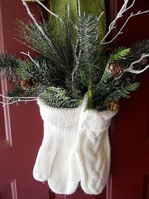 Pletená “chňapka”, jako základ originální zimní dekorace – Inspirujte se!
