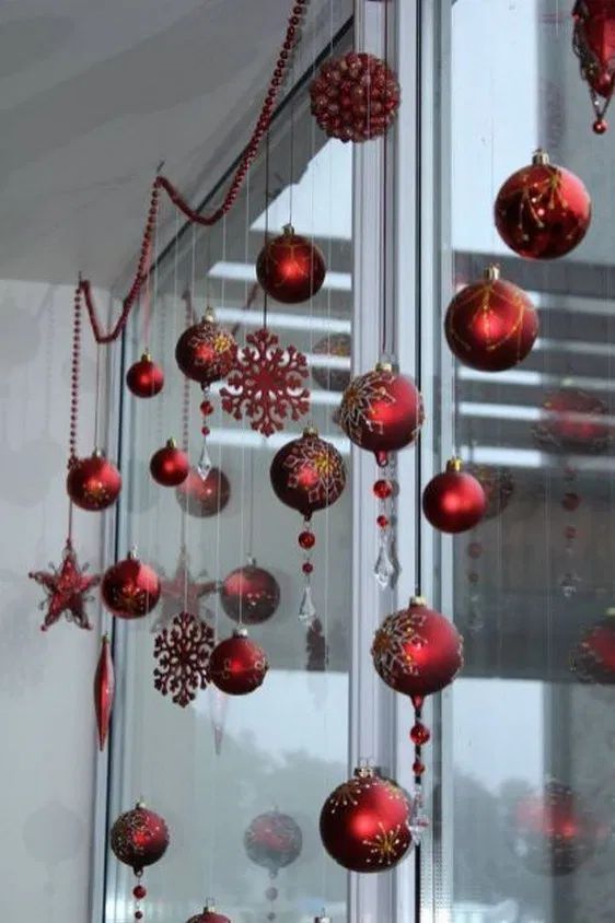 Vánoční koule jak dekorace