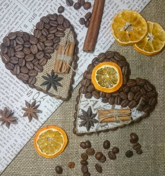 Využijte obyčejná kávová zrna k vytvoření krásného dekorativního kousků: Inspirujte se!