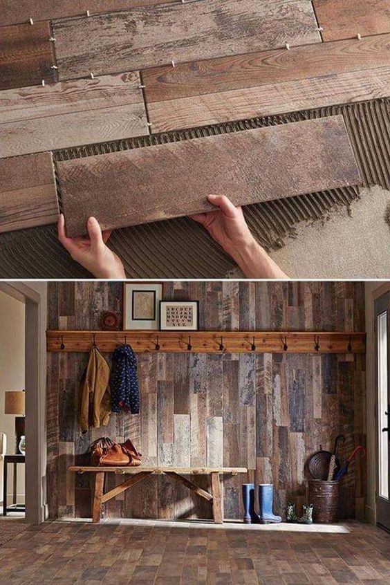 Nekupujte tapety a drahé obklady: Tohle dokáže obyčejná plovoucí podlaha – stačí dát na 1 stěnu a změní se celý pokoj!