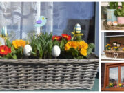 Proměňte své truhlíky a květináče v překrásné jarní dekorace na parapety