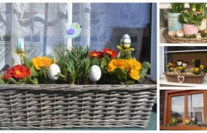 Proměňte své truhlíky a květináče v překrásné jarní dekorace na parapety