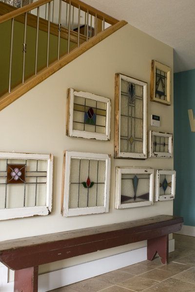 Ze starých oken si vytvořili úžasné dekorace do domácnosti – Inspirace