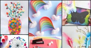 20 + úžasných nápadů na jarní tvoření pro děti!