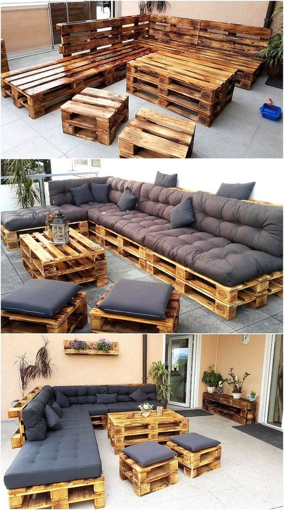 Inspirace z dřevěných palet – Vytvořte si krásný a levný zahradní nábytek