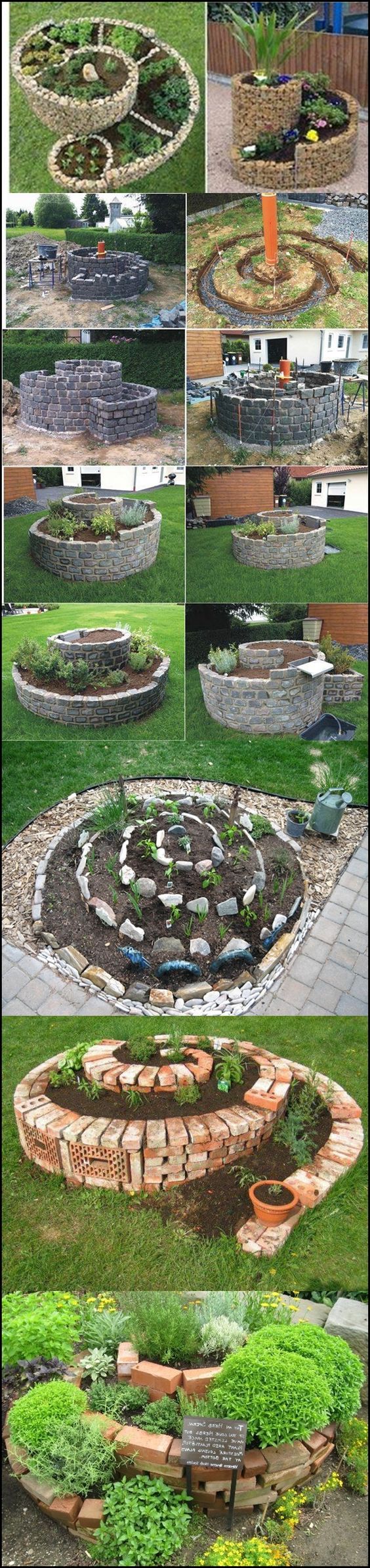 Vytvořte si jednu z těchto zahradních spirálovitých skalek! 20+ krásných inspirací