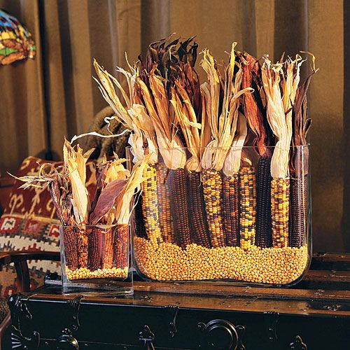 Sušená kukuřice slouží jako krásný interiérový doplněk: 30+ nápadů na podzimní dekorace vyrobené z kukuřice!