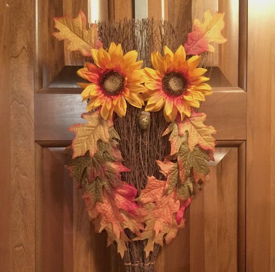 Vytvořte si originální dekorace na vchodové dveře: 25+ úžasných inspirací na podzimní měsíce!
