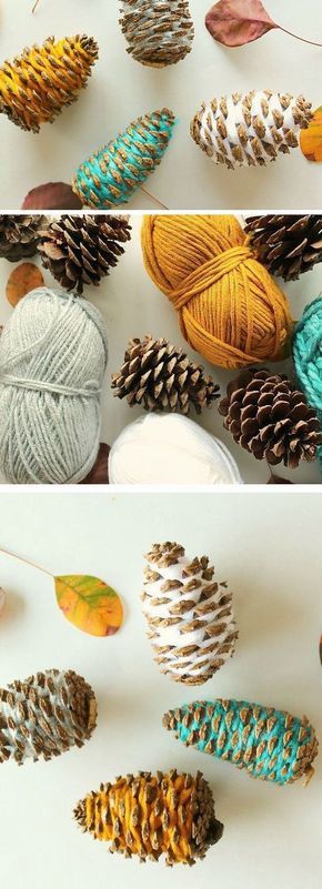 Obyčejné šišky jsou skvělým materiálem: 33+ překrásných nápadů, jak ze šišek vytvořit podzimní dekorace!