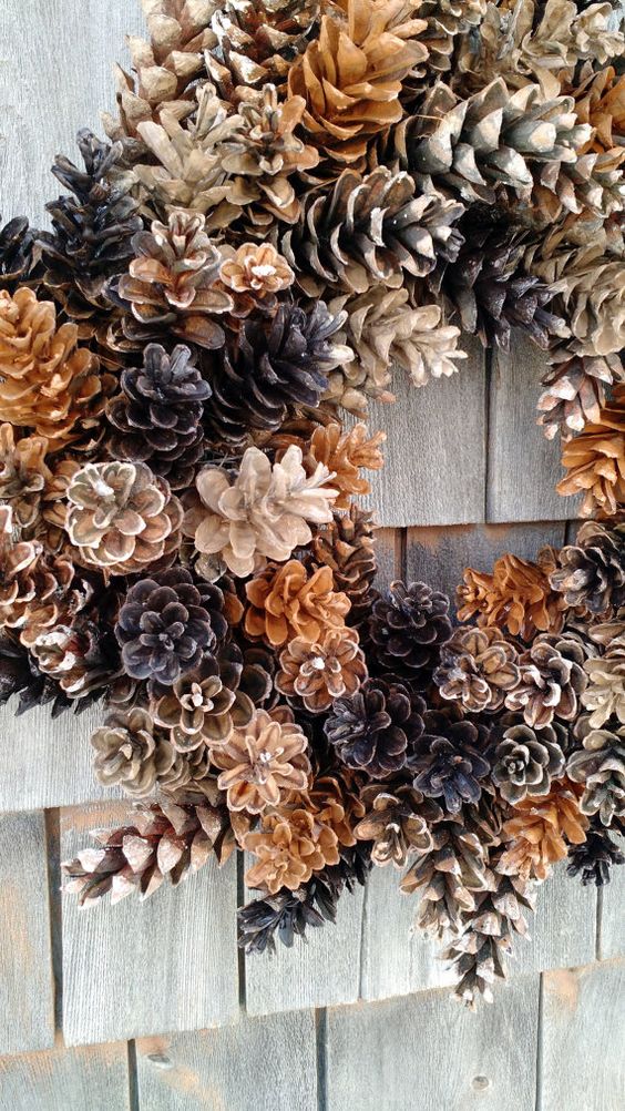 Šišky jsou skvělým materiálem: Úžasné nápady na krásné podzimní dekorace