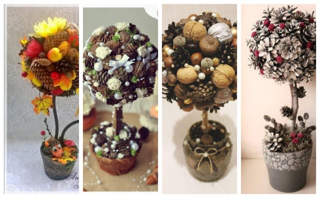 Obyčejné šišky jsou skvělým materiálem: 33+ překrásných nápadů, jak ze šišek vytvořit podzimní dekorace!