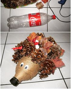 Stačí Vám jen plastová láhev a šišky: 24+ kouzelných podzimních nápadů pro Vás i děti!