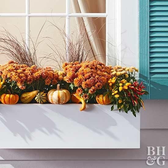 Využijte květináče i v podzimním období – překrásné dekorace