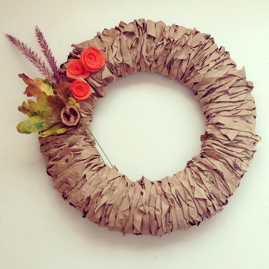 Vytvořte si vlastní podzimní věnec: Stačí Vám polystyrénový kruh za pár korun