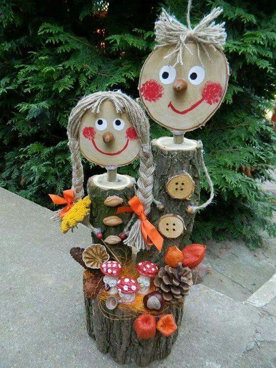 Krásné podzimní dekorace ze dřeva, šišek a dýní: Nápady, které stačí postavit před dveře!