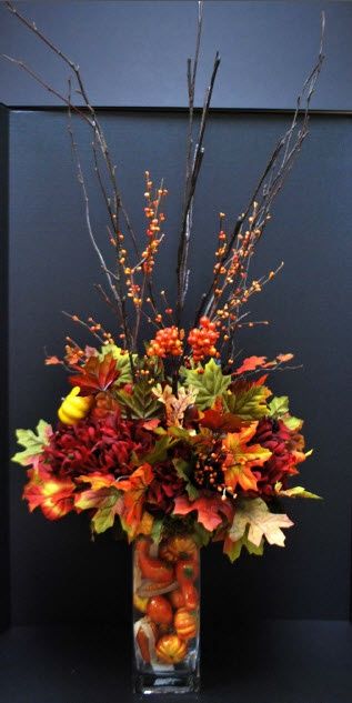 Naplňte skleněnou vázu podzimními plody – jednoduchá dekorace do domácnost!