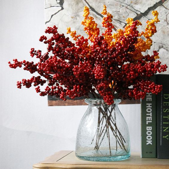 Naplňte skleněnou vázu podzimními plody – jednoduchá dekorace do domácnost!