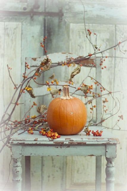 Proměňte starou židli v krásnou podzimní dekoraci – 20+ inspirací