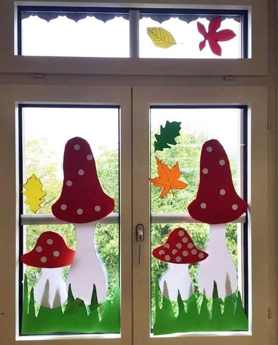 Tohle si Vaše děti zamilují: 25+ úžasných inspirací na podzimní vyzdobení oken + šablony