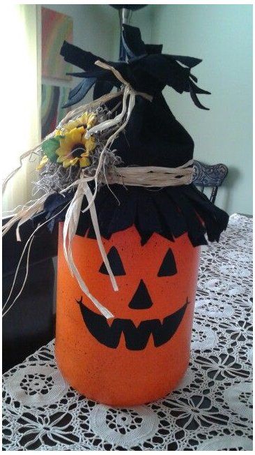 Úžasné Halloweenské dekorace: Využijte obyčejnou zavařovačku!