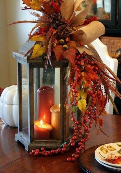 Proměňte obyčejnou lucerničku v krásnou podzimní dekoraci!