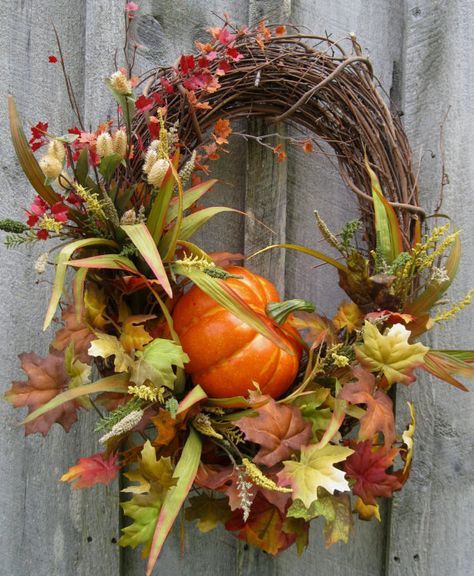 Přidejte do vašeho podzimního věnce obyčejnou dýní – Výsledek stojí za to!