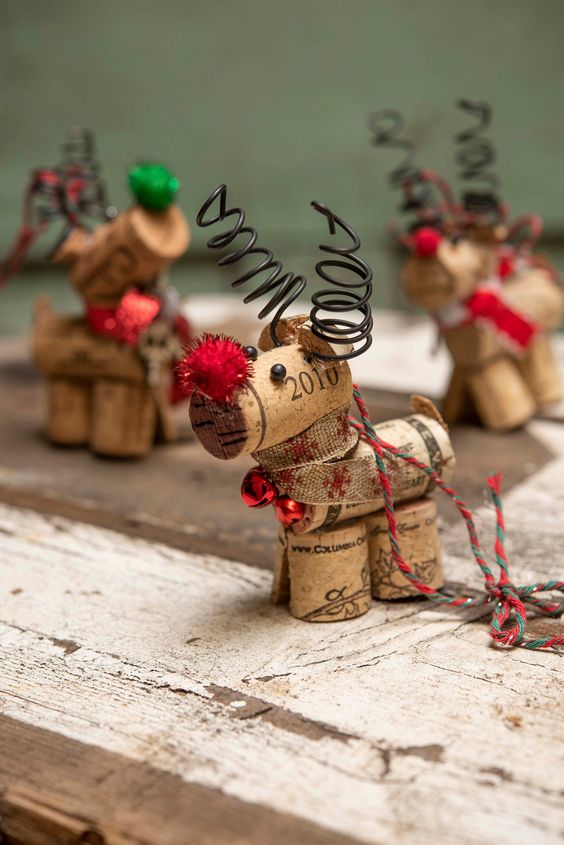 Levné a kreativní nápady na vánoční ozdoby a dekorace z korkových zátek!