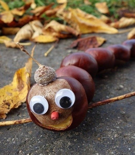 S kaštany do kapes: Inspirace na podzimní tvoření zvířátek a postaviček pro děti!
