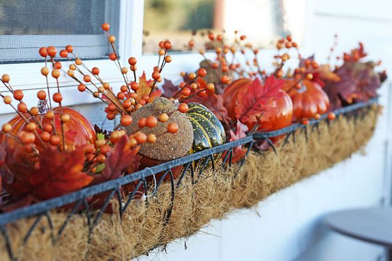Krásné inspirace na okenní výzdobu pro celé podzimní období!
