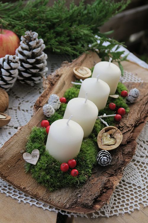 Vytvořte si letos netradiční adventní věnec: 30+ překrásných inspirací na vánoční stůl!