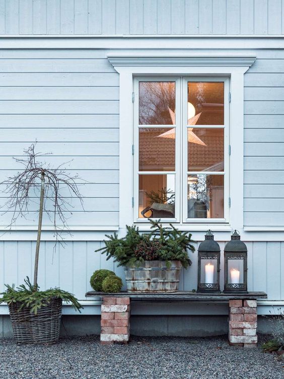 Krásné zimní dekorace, které budou zdobit Vaše vchodové dveře – Inspirujte se