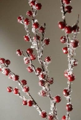 Vytvořte si zimní kytici – větvičky stačí natřít lepidlem a posypat solí