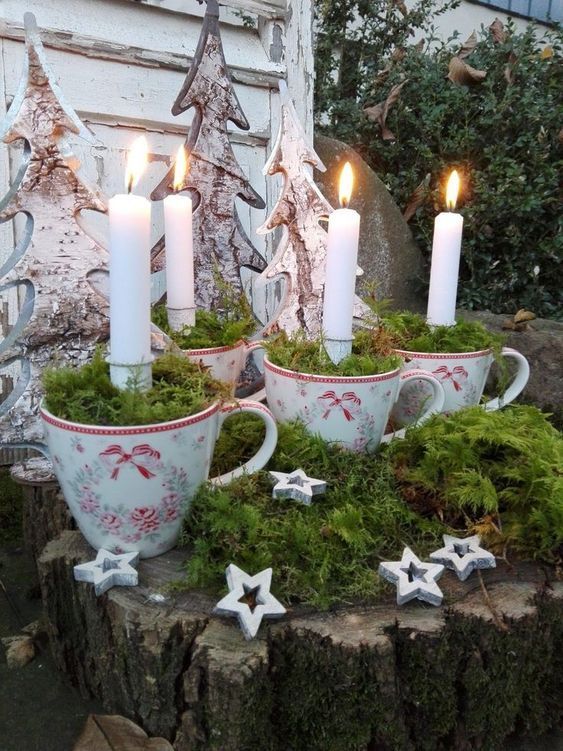 Adventní, svíčkové dekorace, které mají přírodní základ – Inspirujte se!
