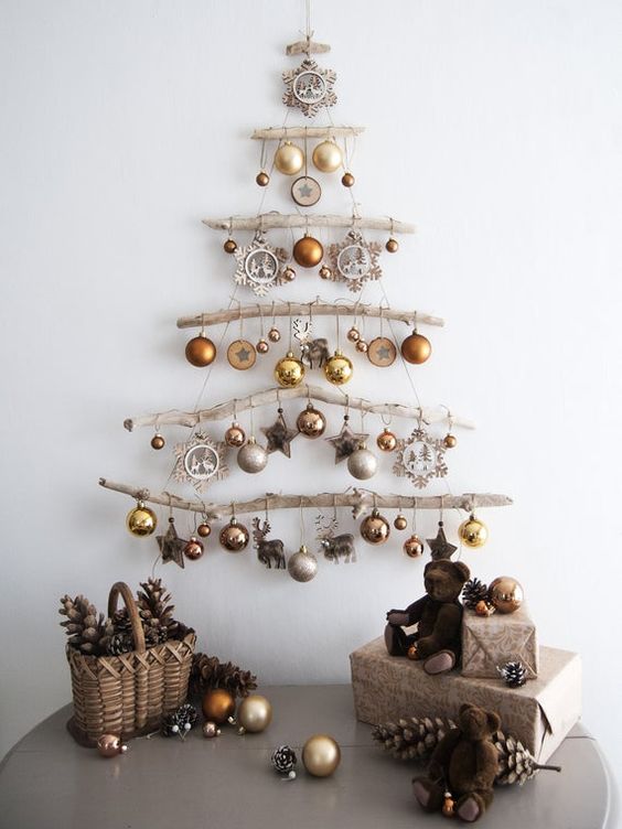 Drobné klacíky, jako podklad vánoční dekorace! Inspirujte se tímto skvělým nápadem