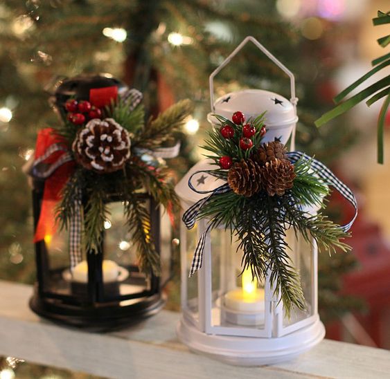 Inspirace na kouzelné vánoční dekorace: Využili jsme obyčejné lucerničky!