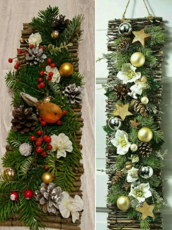 Drobné klacíky, jako podklad vánoční dekorace! Inspirujte se tímto skvělým nápadem