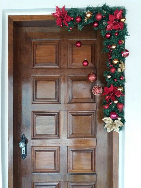 Inspirace na vánoční výzdobu kolem dveří: Sváteční dekor do exteriéru i interiéru!