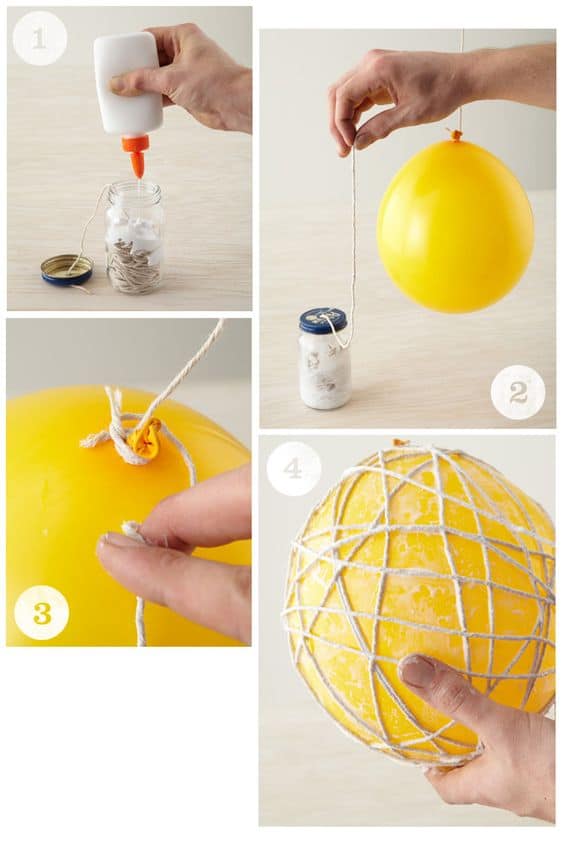 Stačí Vám nafukovací balónek, provázek a lepidlo: Kouzelné zimní nápady