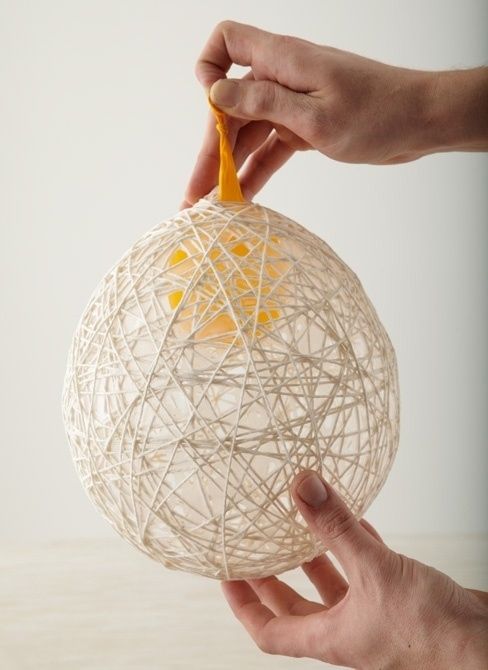 Stačí Vám nafukovací balónek, provázek a lepidlo: Kouzelné zimní nápady