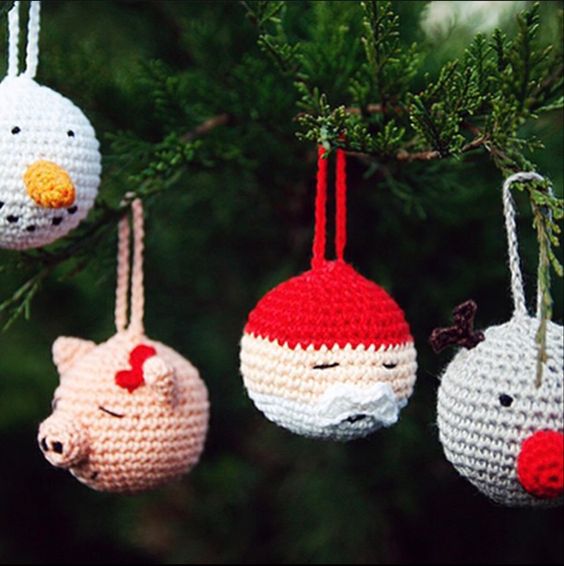 Inspirace na originální pletené vánoční ozdoby – Vybere si každý!