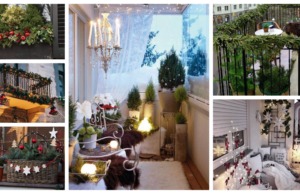 Vyzdobte si balkon a parapety: 25+ zimních nápadů na úžasné dekorace Inspirace jak vyzdobit balkon a parapety. Zdroj: Pinterest
