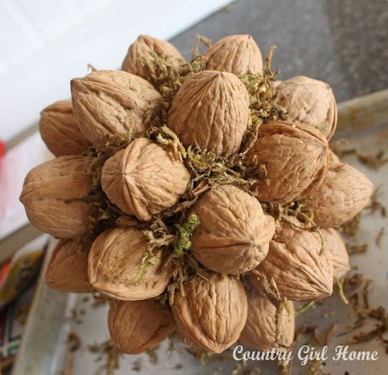 Nevyhazujte ořechové skořápky: Krásné dekorace na zimní období!
