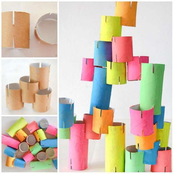 Výtvarná výchova i bez školy: Skvělé nápady na barevné tvoření pro děti z toaletních ruliček!
