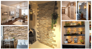 Inspirace na kamenný obklad na stěnu
