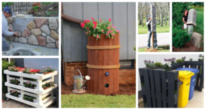 Máte na zahradě a terase ošklivé věci? Prohlédněte si nápady na jejich zakrytí