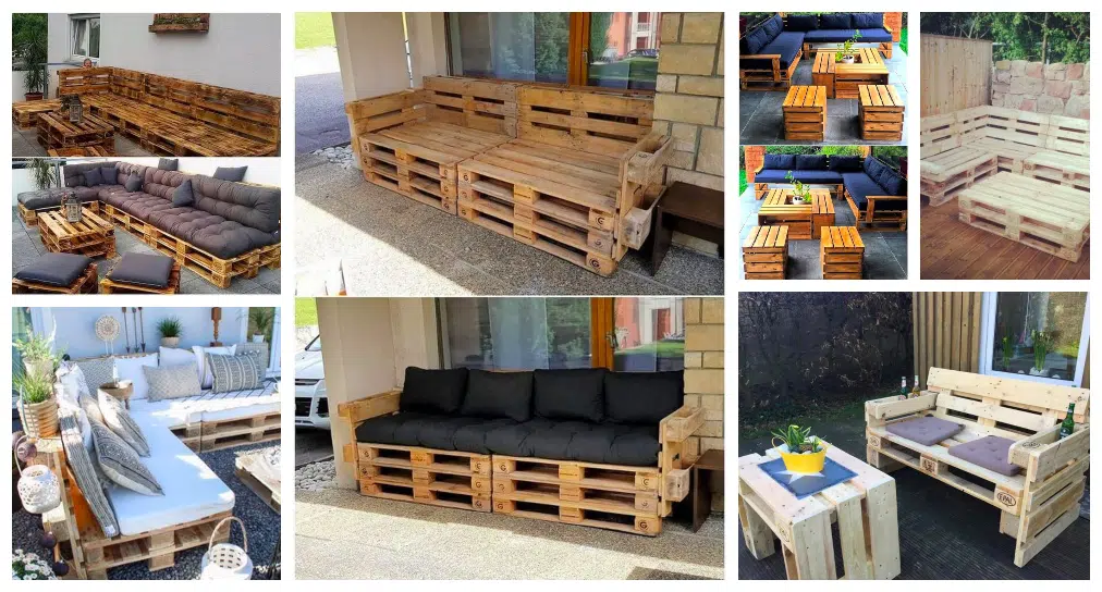 Inspirace z dřevěných palet – Vytvořte si krásný a levný zahradní nábytek