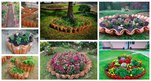Využijte staré střešní tašky i na své zahradě - 25+ krásných inspirací