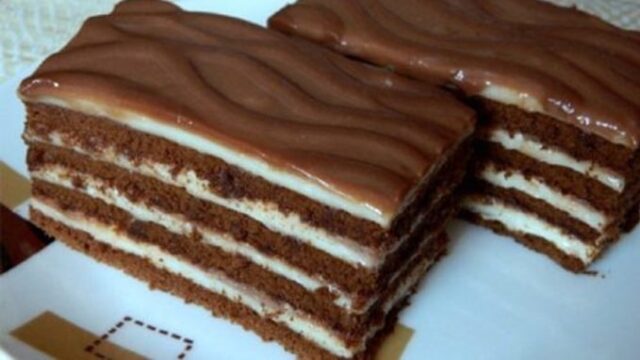 Recept na smetanové řezy s čokoládou Recept na smetanové řezy s čokoládou